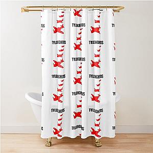 talking heads Shower Curtain