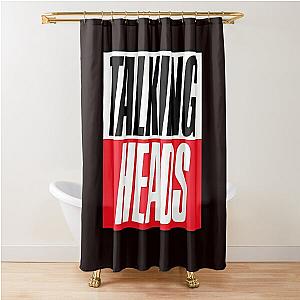 Talking Heads logo Shower Curtain