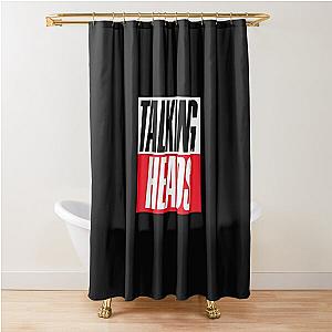 Talking Heads logo Shower Curtain