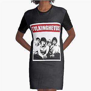 Talking Heads Post Punk Graphic T-Shirt Dress