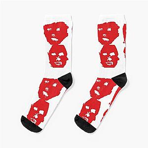 Talking Heads Remain In Light (Red Only) High Quality Socks