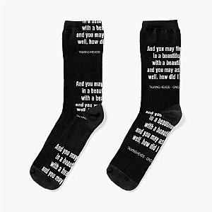 Talking Heads Socks