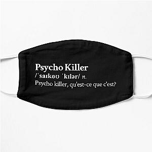 Talking Heads Aesthetic Quote Lyrics Rock 80s Black Flat Mask