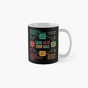 Talking Heads Once In A Lifetime Circular Flowchart Classic Mug