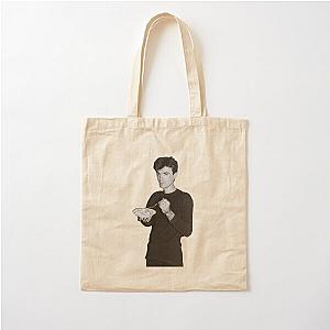 David Byrne Talking Heads B&W Transparent  Cotton Tote Bag