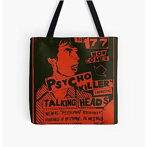 Psycho Killer - Talking Heads All Over Print Tote Bag