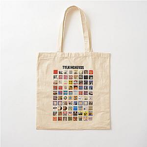 Talking Heads singles and album art Cotton Tote Bag