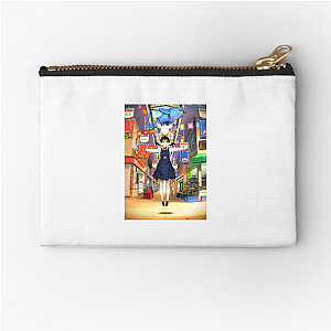 Mochi First, Worries Later Tamako Market Zipper Pouches
