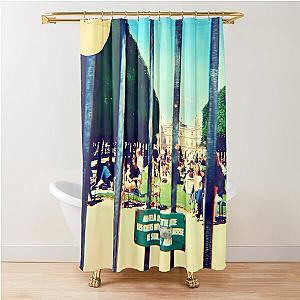 Vintage Funny Face Tame Impala Shower Curtain