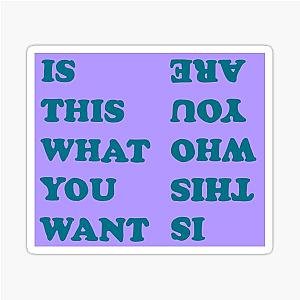 Tame Impala Lyrics Sticker
