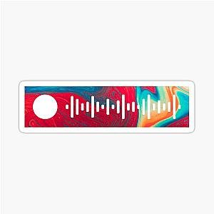 Borderline - Tame Impala Spotify Code Sticker