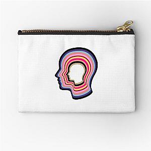 trippy head tame impala  Zipper Pouch