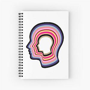 trippy head tame impala  Spiral Notebook