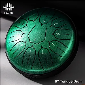 Hluru Steel Tongue Drum 6 Inch 11 Note Ultra Wide Range Percussion