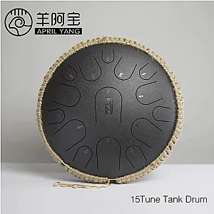 15 Tune Hand Pan Tank Drum 13 Inch Steel Tongue Drum