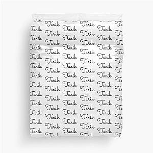 Writing Tarik Name Label  Duvet Cover