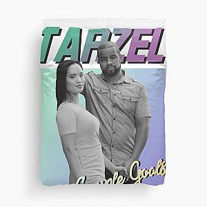 Tarzel 90 Day Fiance Tarik and Hazel 90s Aesthetic Retro Meme  Duvet Cover