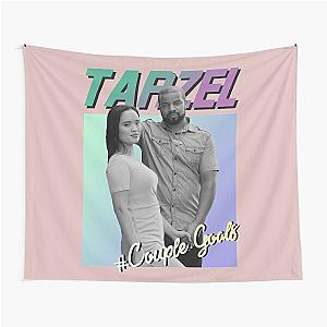 Tarzel 90 Day Fiance Tarik and Hazel 90s Aesthetic Retro Meme  Tapestry