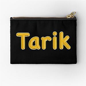 Golden Balloon Tarik Name Label (Black) Zipper Pouch