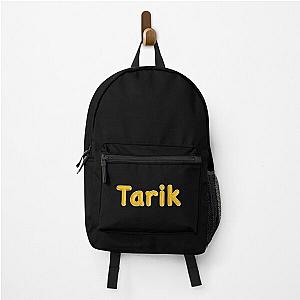 Golden Balloon Tarik Name Label (Black) Backpack