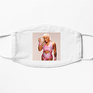 Powerful Female Athlete Taya Valkyrie Face Masks