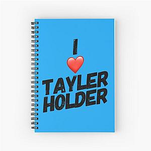 I Love Taylor Holder Spiral Notebook