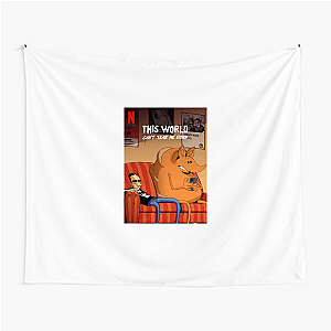 Tear Along the Dotted Line Just Trying To Figure It Out Tear Along The Dotted Line Tapestries