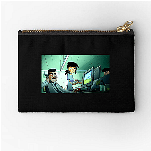 Tear Along the Dotted Line Friendship Keeps Us Sane Tear Along The Dotted Line Zipper Pouches