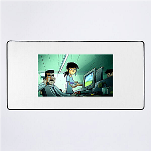 Tear Along the Dotted Line Friendship Keeps Us Sane Tear Along The Dotted Line Mouse Pads