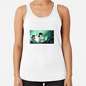 Tear Along the Dotted Line Friendship Keeps Us Sane Tear Along The Dotted Line Tank Tops
