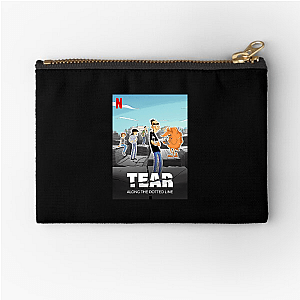 Tear Along the Dotted Line Life Is Complicated Tear Along The Dotted Line Zipper Pouches