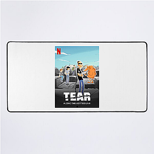 Tear Along the Dotted Line Life Is Complicated Tear Along The Dotted Line Mouse Pads