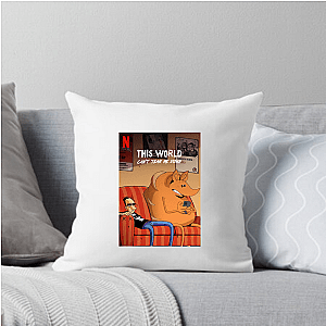 Tear Along the Dotted Line Just Trying To Figure It Out Tear Along The Dotted Line Pillows Cover