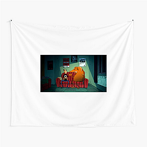 Tear Along the Dotted Line Adulting Is Hard Work Tear Along The Dotted Line Tapestries