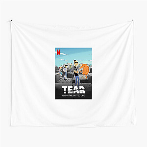 Tear Along the Dotted Line Life Is Complicated Tear Along The Dotted Line Tapestries