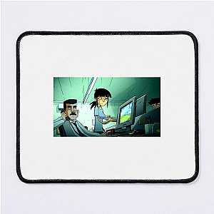 Tear Along the Dotted Line Friendship Keeps Us Sane Tear Along The Dotted Line Mouse Pads