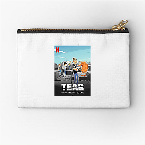 Tear Along the Dotted Line Life Is Complicated Tear Along The Dotted Line Zipper Pouches