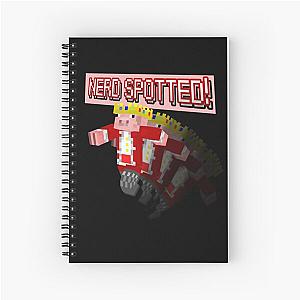 Technoblade NERD SPOTTED Sticker Spiral Notebook