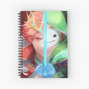 Technoblade vs Dream Duel Spiral Notebook