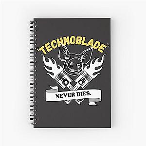 technoblade never dies - set 4 Spiral Notebook