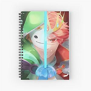 Technoblade vs Dream Spiral Notebook