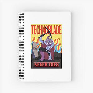 technoblade never dies games Spiral Notebook