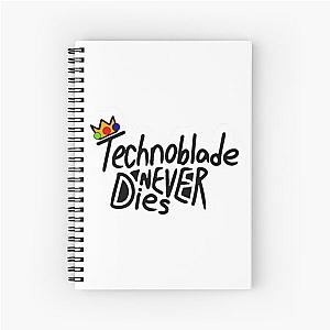 Technoblade Never Dies Spiral Notebook