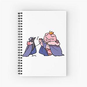 Technoblade king Spiral Notebook