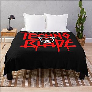 TechnoBlade Logo Red Classic T-Shirt Throw Blanket