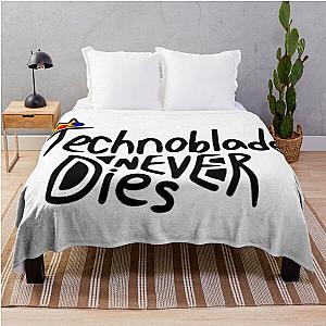 Technoblade Never Dies Throw Blanket