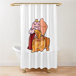 Technoblade king Shower Curtain