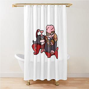 Technoblade king Shower Curtain