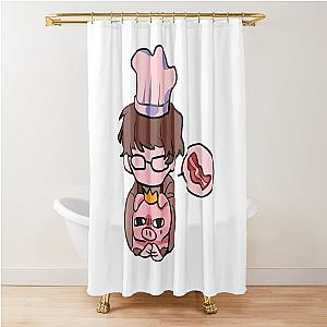 Technoblade king Shower Curtain