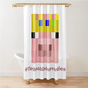 Technoblade never dies - Love you Technoblade Shower Curtain